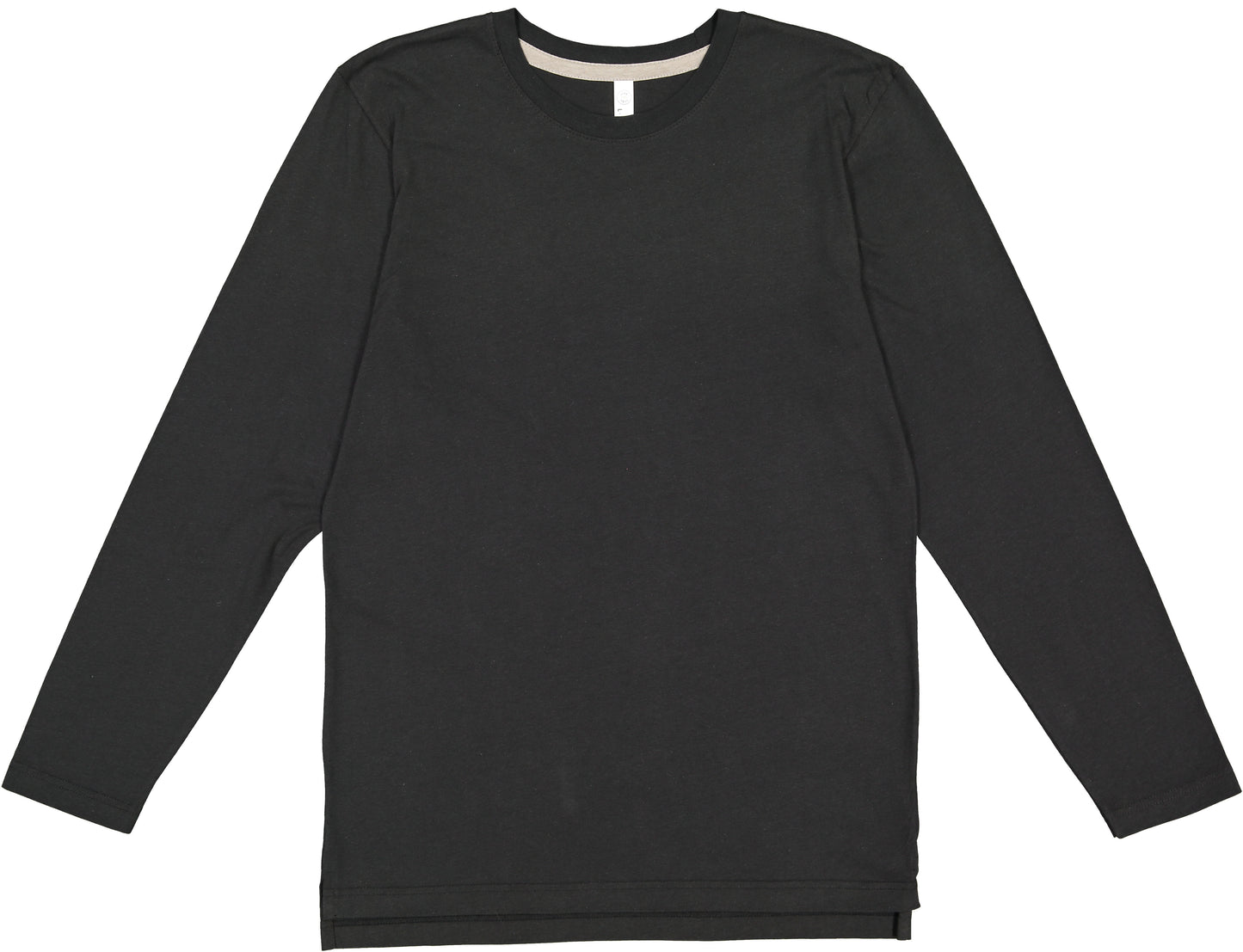 LAT 6918 UNISEX LNG SLV FINE JERSEY TEE