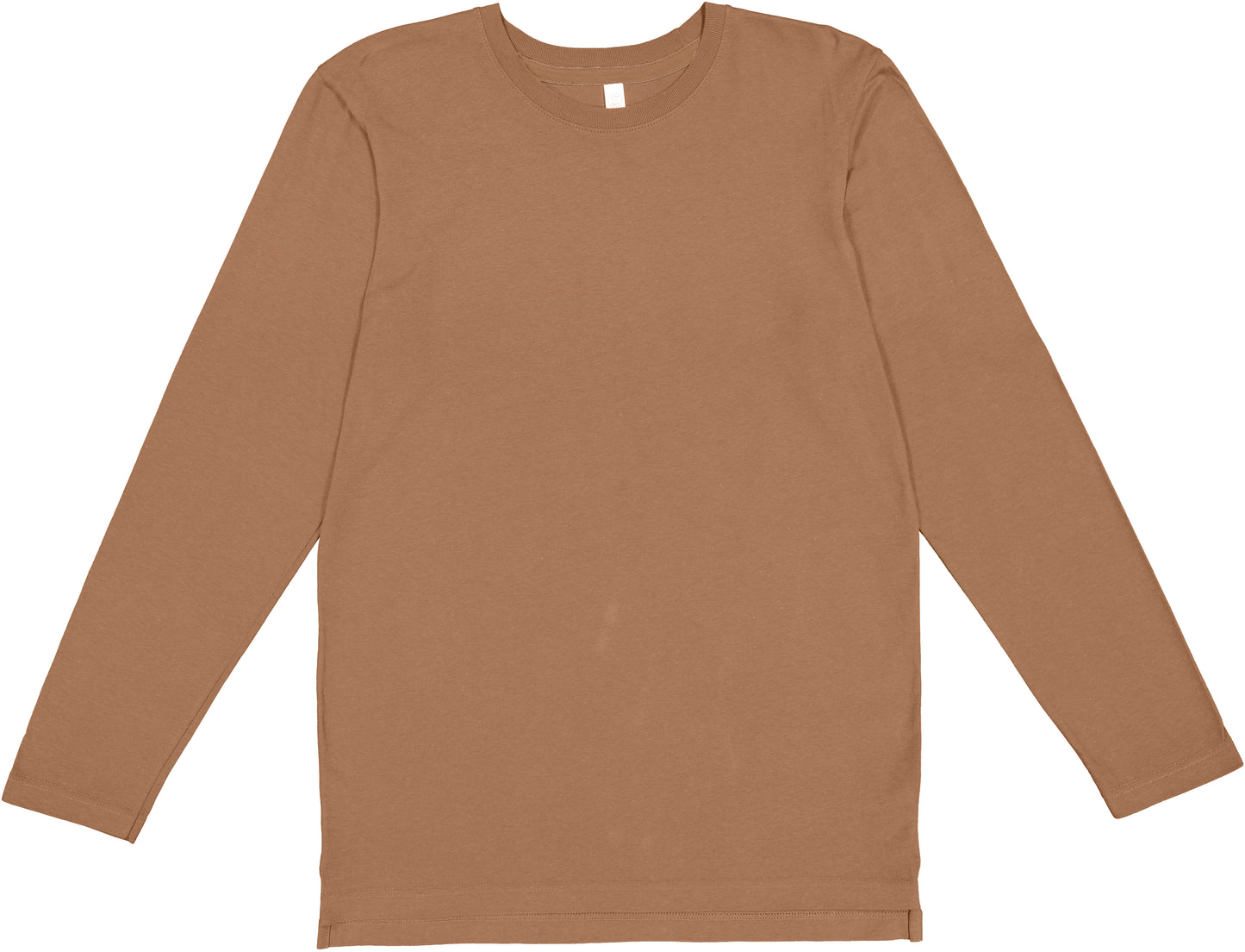 LAT 6918 UNISEX LNG SLV FINE JERSEY TEE