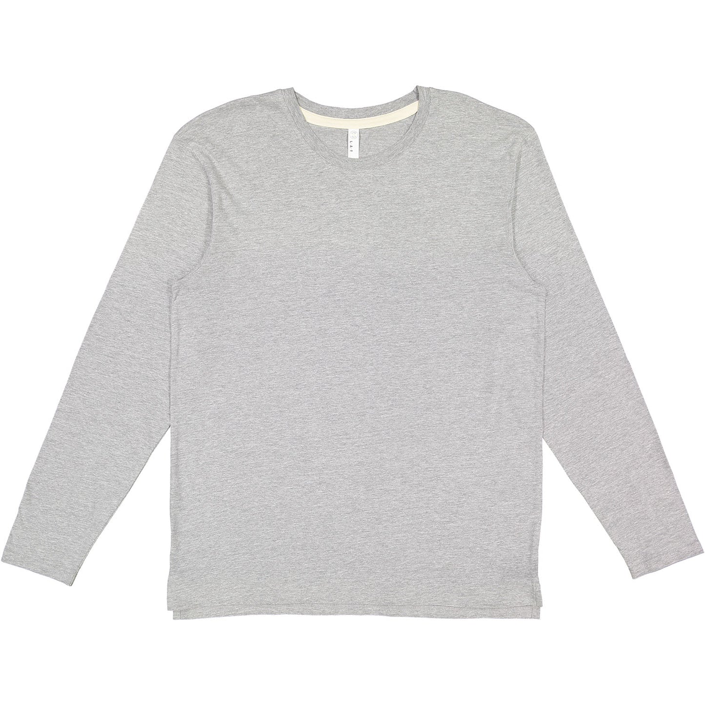 LAT 6918 UNISEX LNG SLV FINE JERSEY TEE
