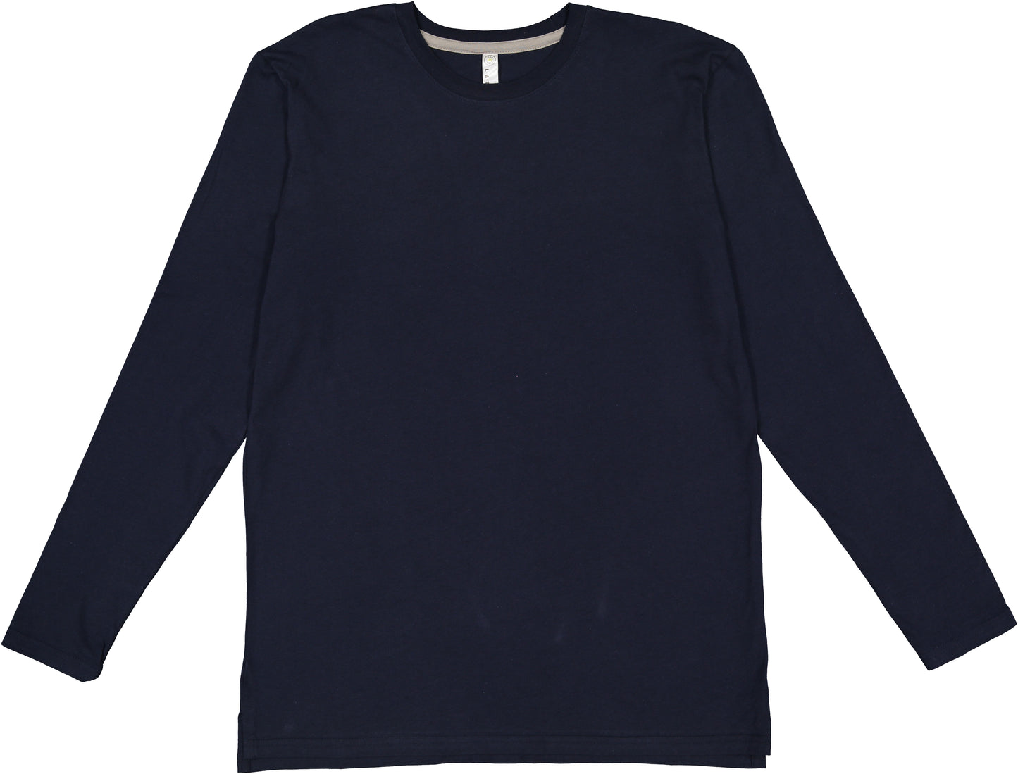 LAT 6918 UNISEX LNG SLV FINE JERSEY TEE
