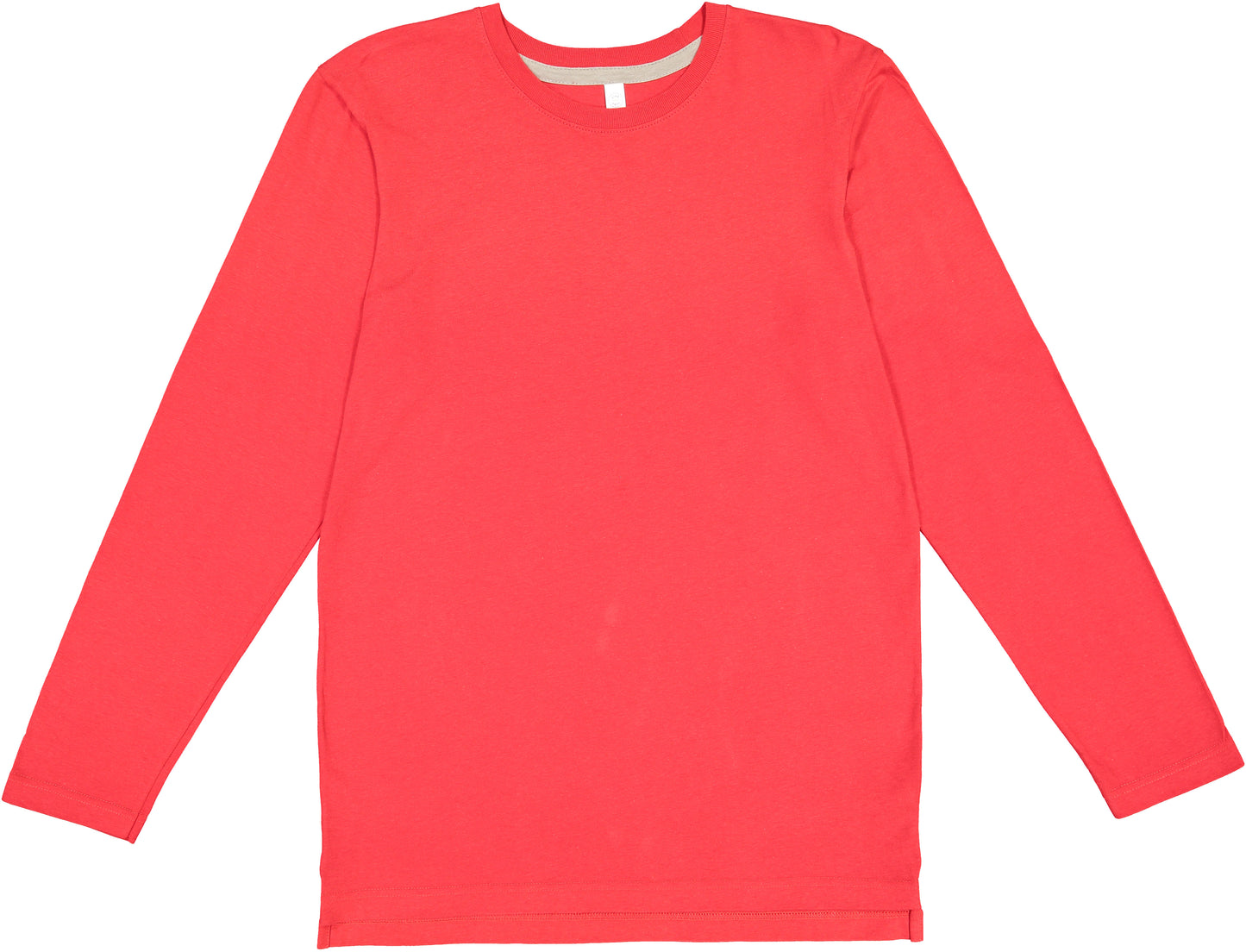 LAT 6918 UNISEX LNG SLV FINE JERSEY TEE