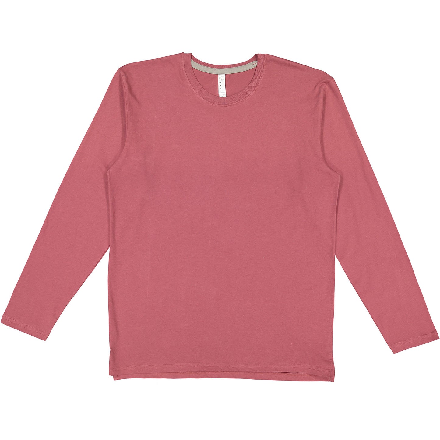 LAT 6918 UNISEX LNG SLV FINE JERSEY TEE