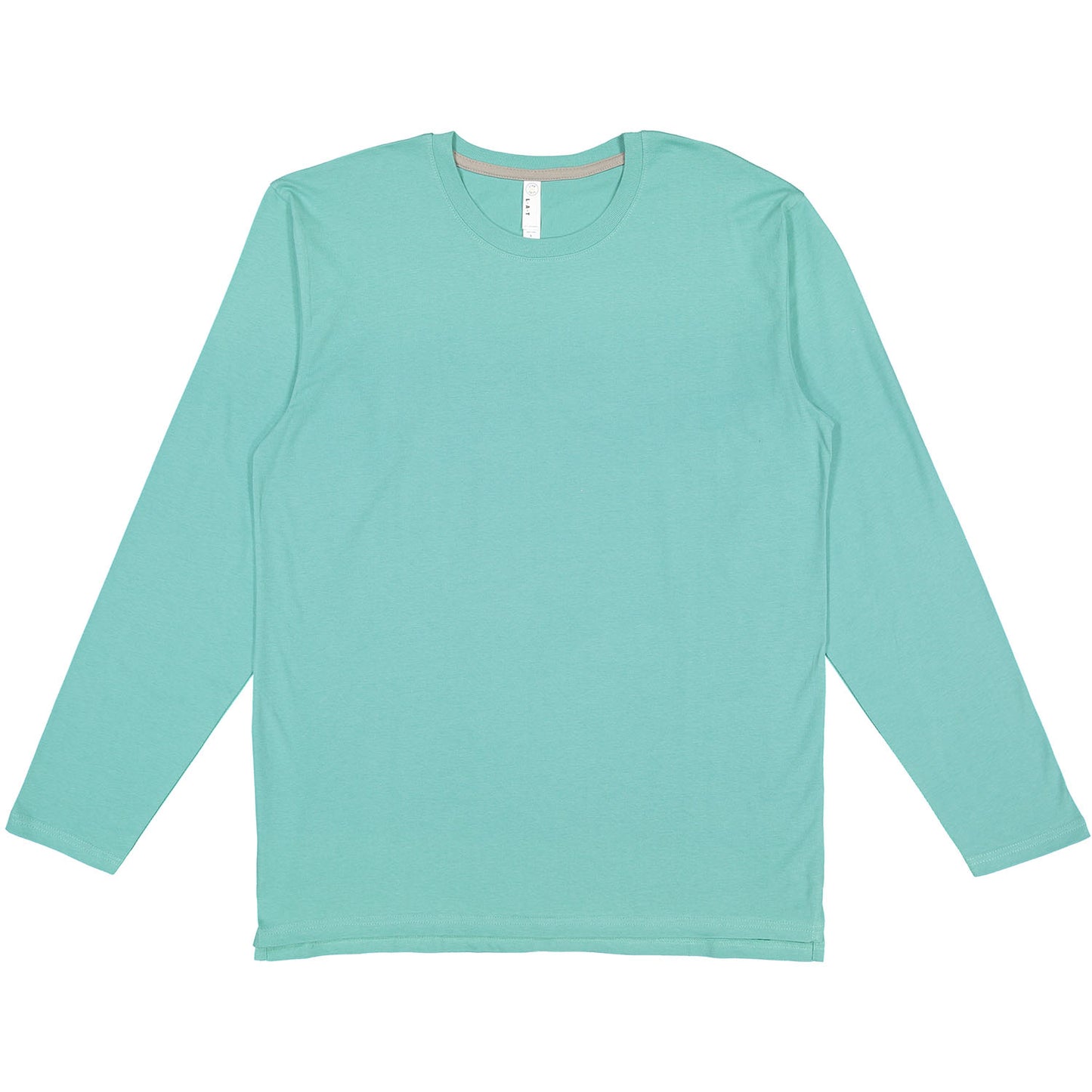 LAT 6918 UNISEX LNG SLV FINE JERSEY TEE