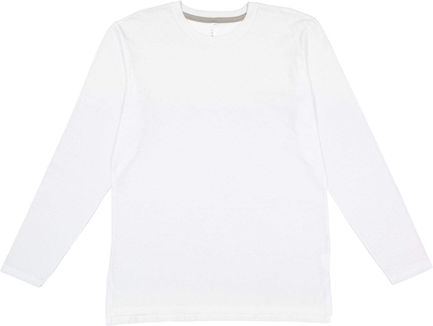 LAT 6918 UNISEX LNG SLV FINE JERSEY TEE