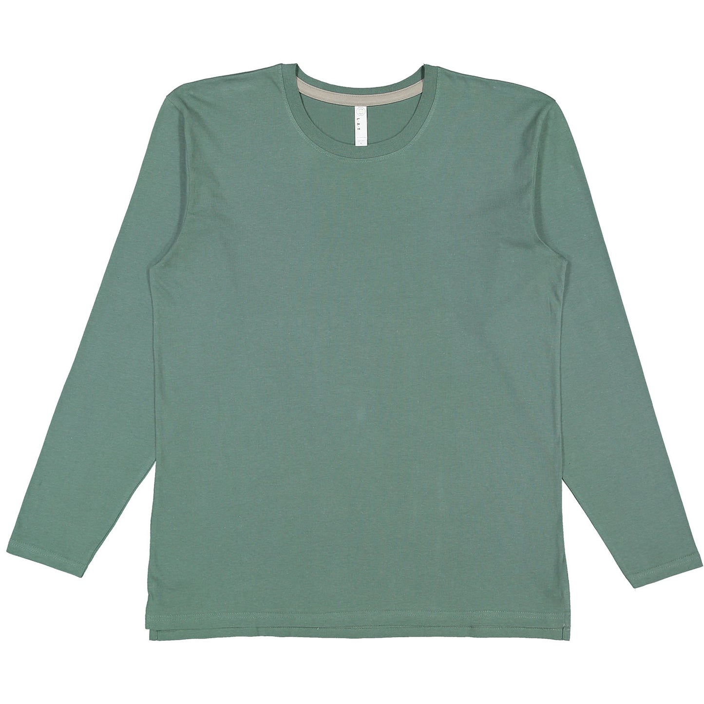 LAT 6918 UNISEX LNG SLV FINE JERSEY TEE