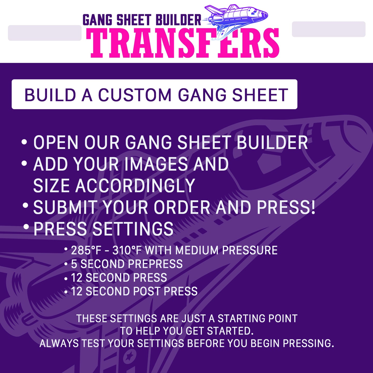 Custom Gang Sheet Builder