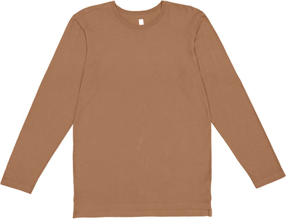 LAT 6918 UNISEX LNG SLV FINE JERSEY TEE