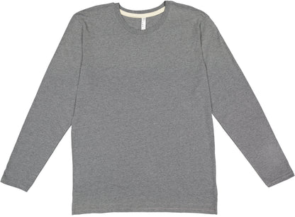 LAT 6918 UNISEX LNG SLV FINE JERSEY TEE