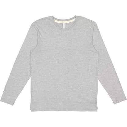 LAT 6918 UNISEX LNG SLV FINE JERSEY TEE