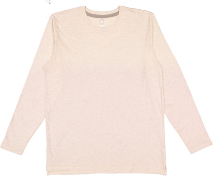 LAT 6918 UNISEX LNG SLV FINE JERSEY TEE