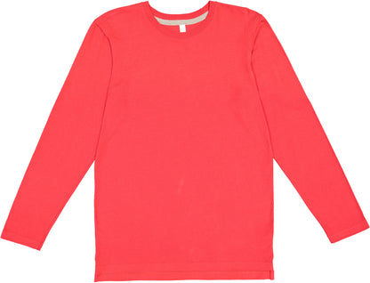 LAT 6918 UNISEX LNG SLV FINE JERSEY TEE