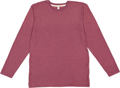 LAT 6918 UNISEX LNG SLV FINE JERSEY TEE