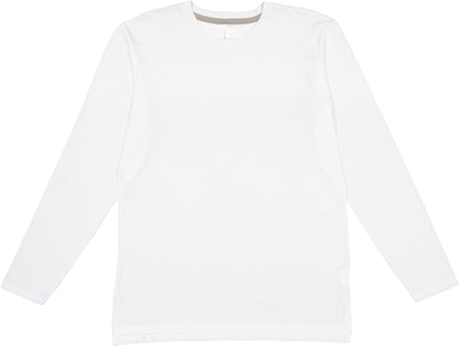 LAT 6918 UNISEX LNG SLV FINE JERSEY TEE
