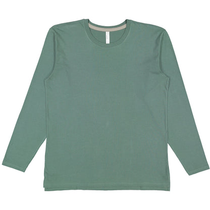 LAT 6918 UNISEX LNG SLV FINE JERSEY TEE