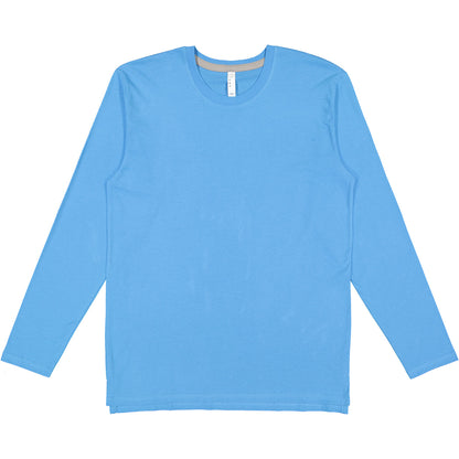 LAT 6918 UNISEX LNG SLV FINE JERSEY TEE