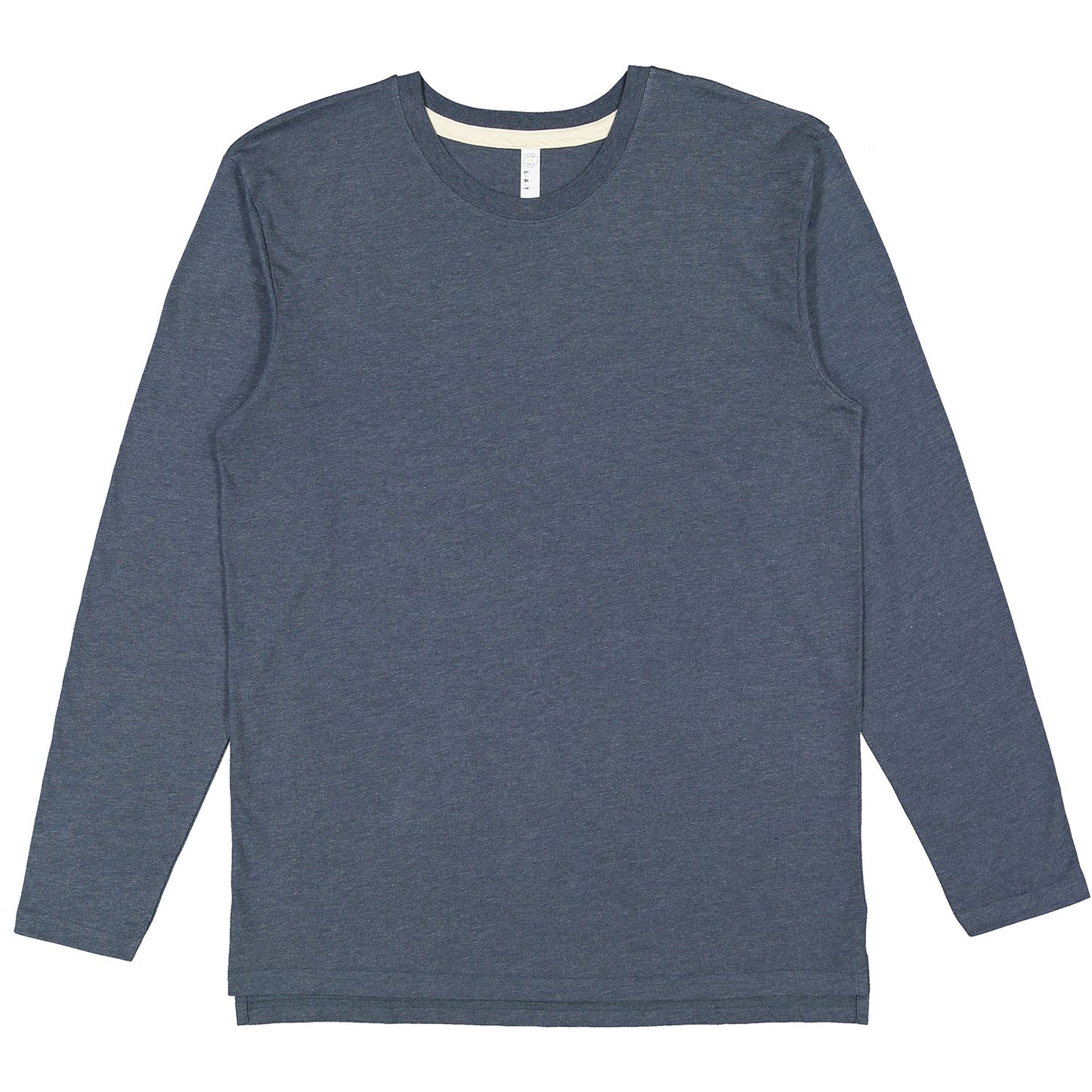 LAT 6918 UNISEX LNG SLV FINE JERSEY TEE