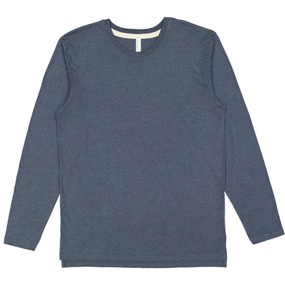 LAT 6918 UNISEX LNG SLV FINE JERSEY TEE