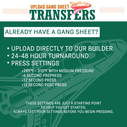 Upload Gang Sheet