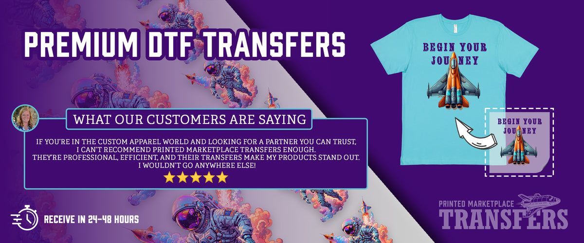 DTF Transfers | Grand Rapids Michigan | Printed Marketplace Transfers
