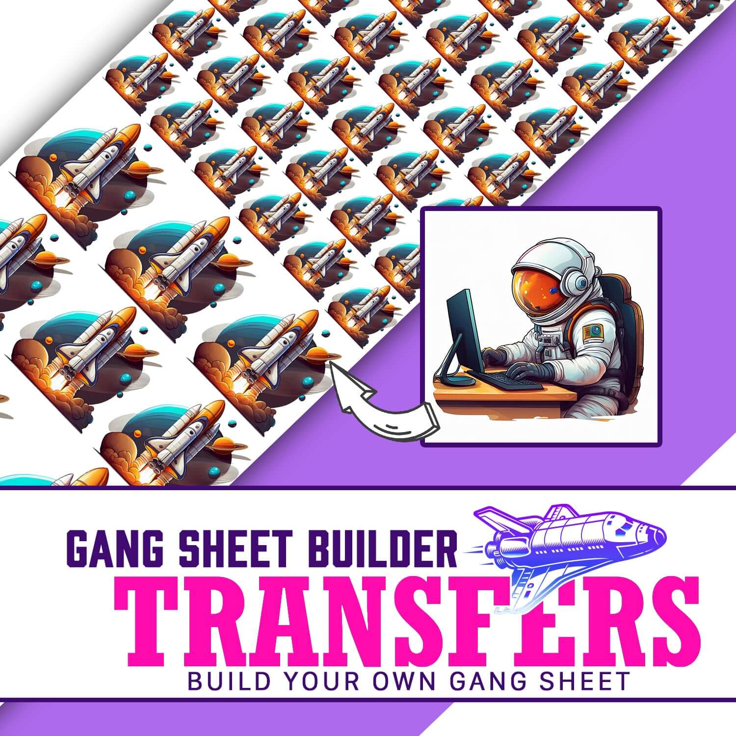 Custom DTF Gang Sheet Builder