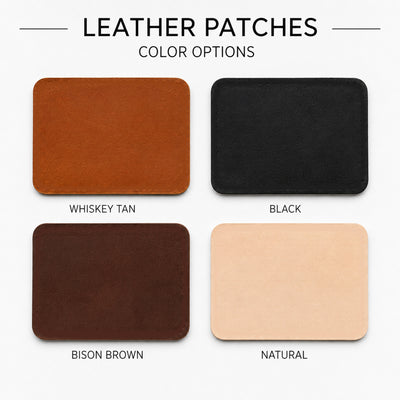 Custom Leather Patches – Heat Applied