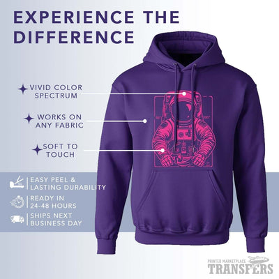 Color Block DTF Transfers | Dye Migration Solution