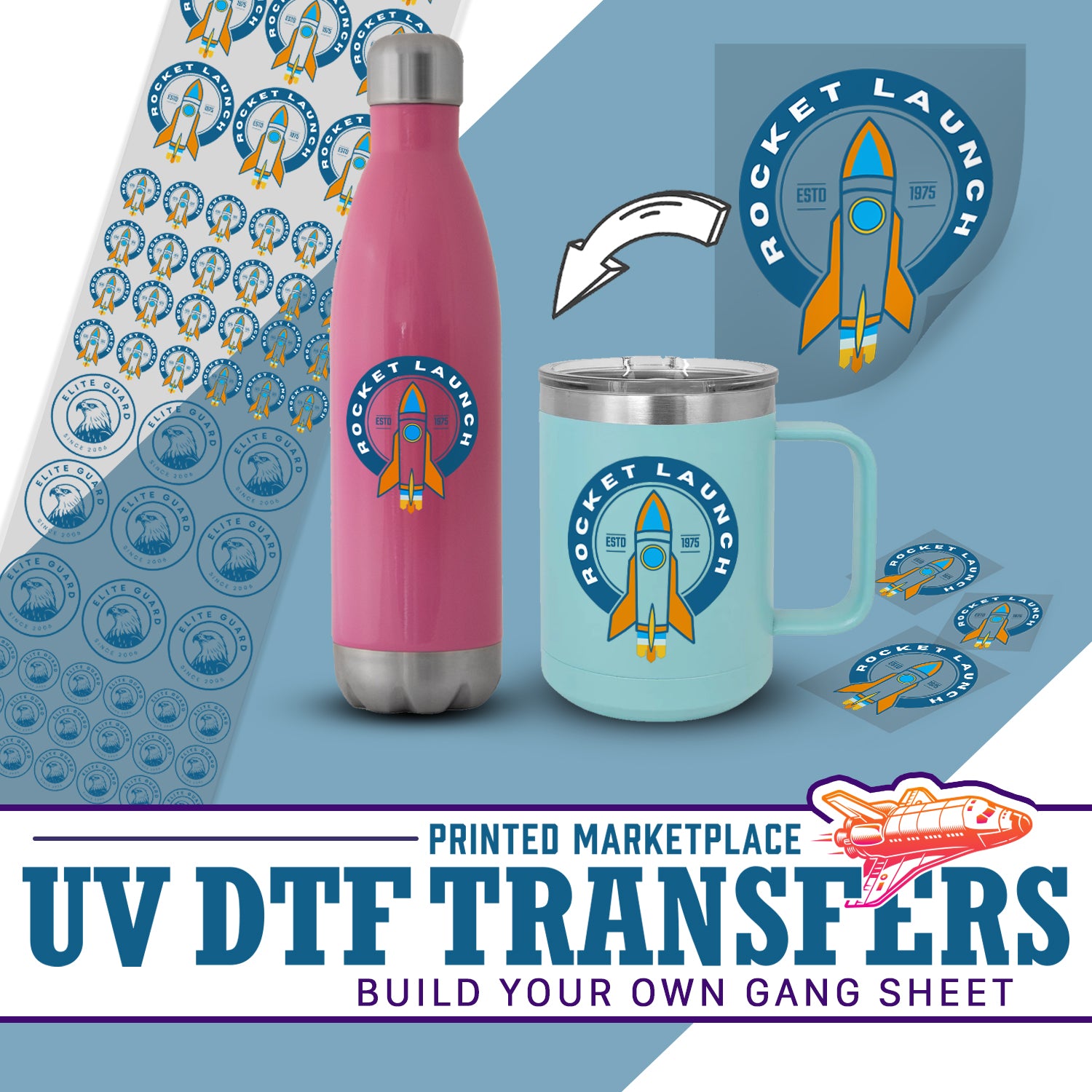 UV DTF Stickers | Premium Custom UV DTF Transfers